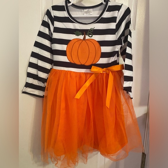 New Pumpkin Tutu Dress - Picture 1 of 16